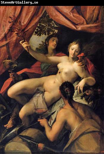 Hans von Aachen Allegory of Peace Art and Abundance